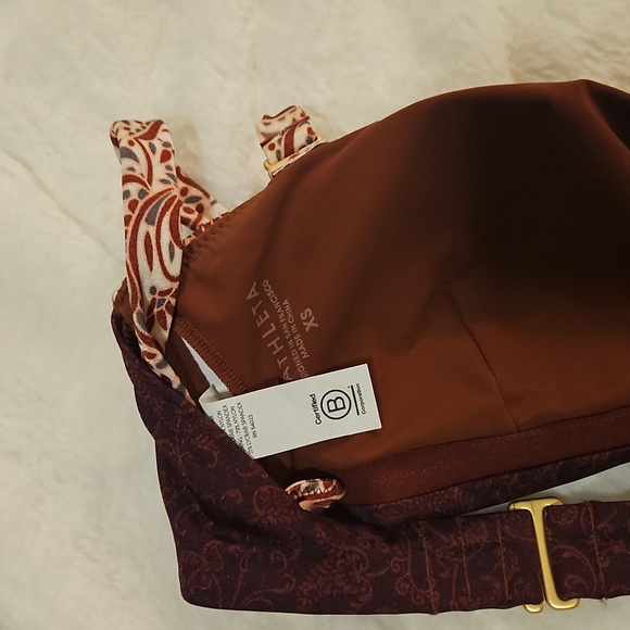 Athleta Aqualux Batik Bandeau Bikini Top in XS - Picture 6 of 6